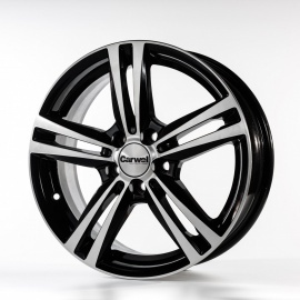 Алмаз Черный, Серебристый мет, Черный глянцевый