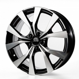 Чёрный глянцевый с полированной лицевой частью, Чёрный